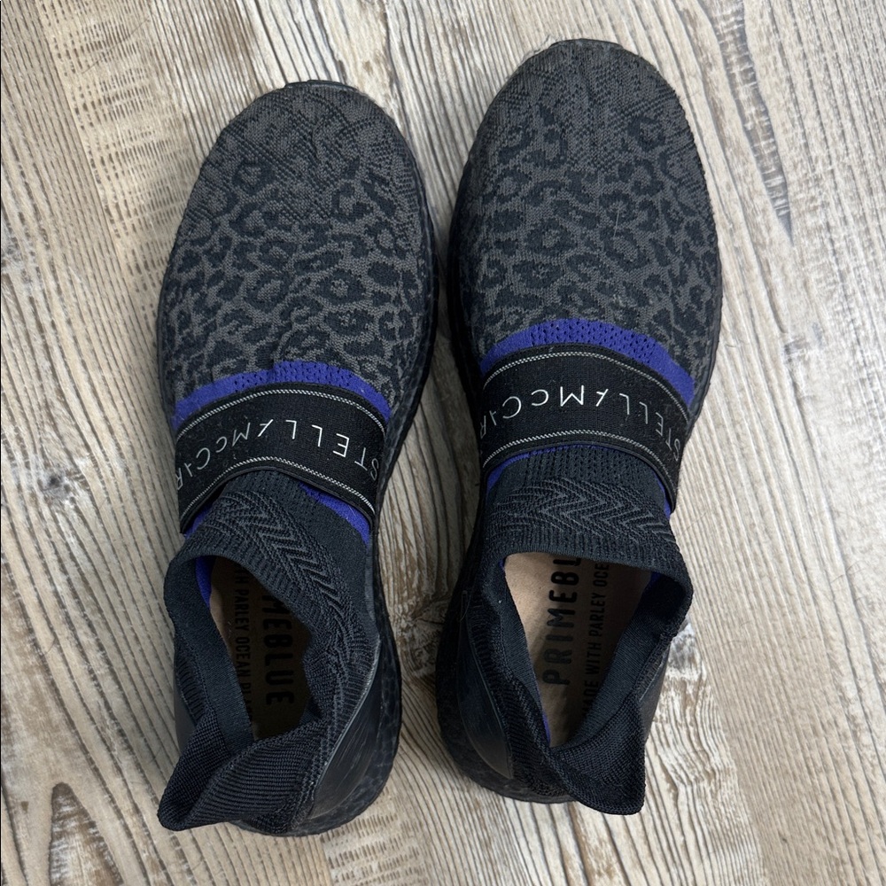 Adidas by Stella McCartney Black and Blue Athletic Shoes
